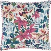 Sanderson Robins Wood Printed 50cm x 50cm Filled Cushion Mulberry Blue