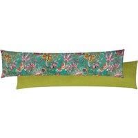 Viranai Exotic Floral 90cm x 20cm Draught Excluder Lake Blue
