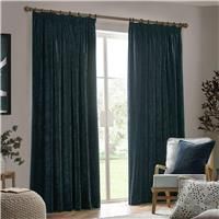 Heavy Chenille Velvet Pencil Pleat Curtains
