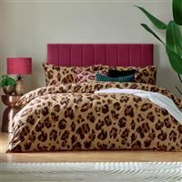 furn. Furn. True Leopard Printed Double Duvet Cover Set Multicolour, Multi