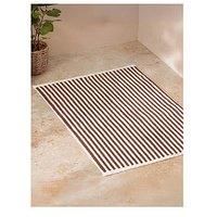 Yard Hebden Striped Cotton Bath Mat