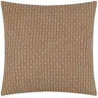 Yard Tryfan Textured Cotton Polyester Filled Cushion - Olive - 50x50cm