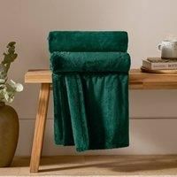 furn. Harrow Plain Flannel Fleece Throw