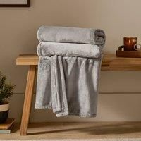 furn. Harrow Plain Flannel Fleece Throw