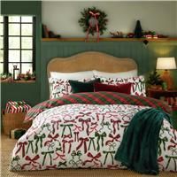 furn. Nathalie Bows Duvet Cover and Pillowcase Set