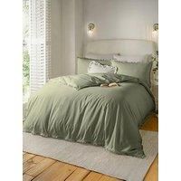 Wylder Newtilly Duvet Cover Set Set Green SuperKing Duvet Cover Set + 2 Standard Pillowcases