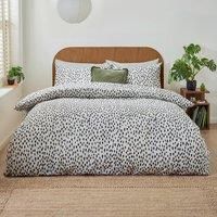 Furn. Dottie Duvet Cover Set – Polka Dot Printed Modern Design Bedding (Multicolour - King)