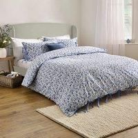 Wylder Hannah Duvet Cover Set Set Blue SuperKing Duvet Cover Set + 2 Standard Pillowcases