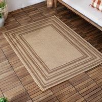 Yard Camber Jute Effect Indoor/Outdoor Rug - Natural - 140x170cm