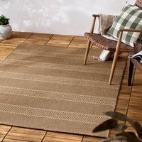 Yard Pentle Jute Effect Indoor/Outdoor Rug - Natural - 140x200cm