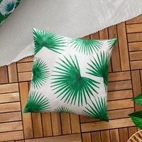 furn. Agave Tropical Outdoor Polyester Filled Cushion - Green - 45x45cm
