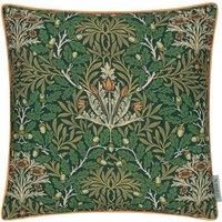 Morris & Co. Multi Acorn Printed Outdoor 45cm x 45cm Filled Cushion Forest Leaf Green