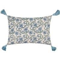 Paoletti Delphine Floral Tasselled  Cushion
