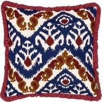 Henderson Embroidered Cotton Filled Cushion 45cm x 45cm Ruby Gold