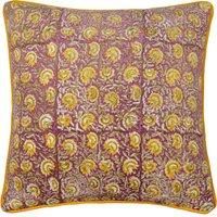 Chedworth Piped Velvet Filled Cushion 50cm x 50cm Rose Gold