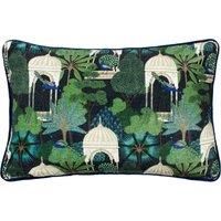 Serenity Printed Velvet 40cm x 60cm Filled Boudoir Midnight