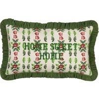 furn.  Feeoni Home Sweet Home Embroidered Cotton Cushion