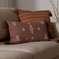 Meare Woven Cotton Rectangular Cushion