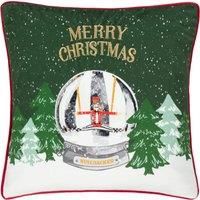 furn. Showtime Embroidered Velvet Cushion