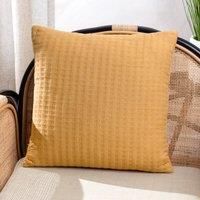 Yard Hush Cotton Linear Cushion Cover