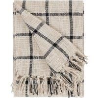 Yard Beni Check Fringed Throw