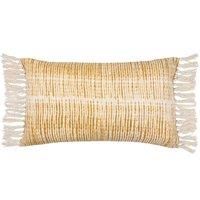 Yard Sono Ink Abstract Fringed Polyester Filled Cushion