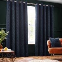 Paoletti Galaxy Chenille Eyelet Curtains