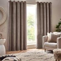 Yard Heavy Chenille Velvet Eyelet Curtains