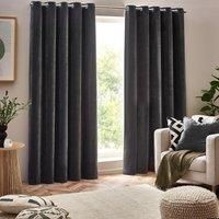 Yard Heavy Chenille Velvet Eyelet Curtains