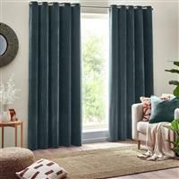 Yard Heavy Chenille Velvet Eyelet Curtains