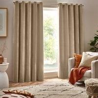 Yard Heavy Chenille Velvet Eyelet Curtains