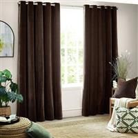 Yard Heavy Chenille Velvet Eyelet Curtains