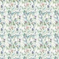 Voyage Maison Cirsium Printed Cotton Fabric Damson