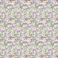 Voyage Maison Fortazela Printed Cotton Fabric Violet