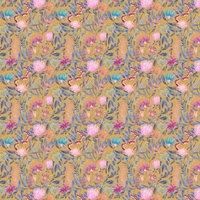 Voyage Maison Fortazela Printed Cotton Fabric Gold