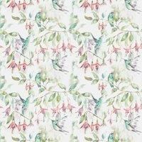 Voyage Maison Fuchsia Flight Printed Cotton Fabric Cream