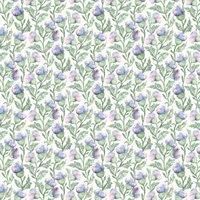 Voyage Maison Ettrick Printed Cotton Fabric Heather Cream