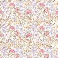 Voyage Maison Hedgerow Printed Linen Fabric Cream