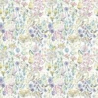 Voyage Maison Morning Chorus Printed Linen Fabric Cream