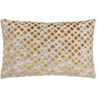 Paoletti Lexington Velvet Jacquard Polyester Filled Cushion
