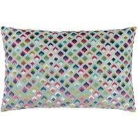 Paoletti Lexington Velvet Jacquard Polyester Filled Cushion