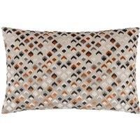 Paoletti Lexington Velvet Jacquard Polyester Filled Cushion
