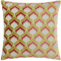 Paoletti Ledbury Velvet Jacquard Polyester Filled Cushion