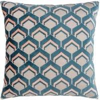 Paoletti Ledbury Velvet Jacquard Polyester Filled Cushion