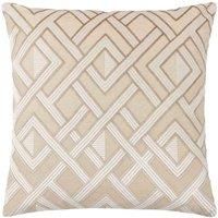 Paoletti Henley Velvet Jacquard Polyester Filled Cushion