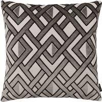 Paoletti Henley Velvet Jacquard Polyester Filled Cushion