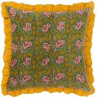 Paoletti Howsden Floral Cotton Velvet Polyester Filled Cushion