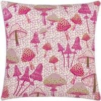 furn. Mushroom Fields Abstract Polyester Filled Cushion