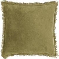 Yard Jaye Velvet Fringed Polyester Filled Cushion