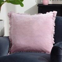 furn. Gracie Velvet Fringed Polyester Filled Cushion